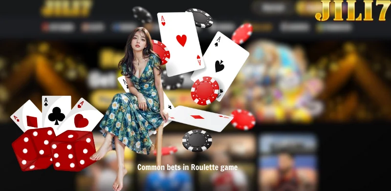 Common bets in Roulette game