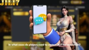 In what cases do players need to contact JILI7 for resolution?