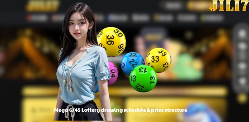 Mega 6/45 Lottery drawing schedule & prize structure